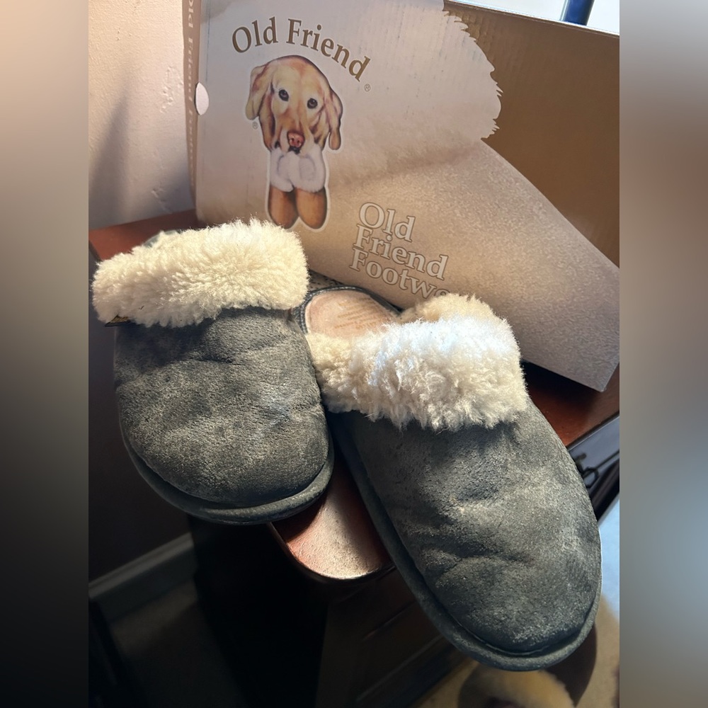 Old Friend Suede Slippers